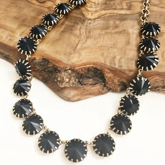 J. Crew gold navy dot necklace - Picture 3 of 5